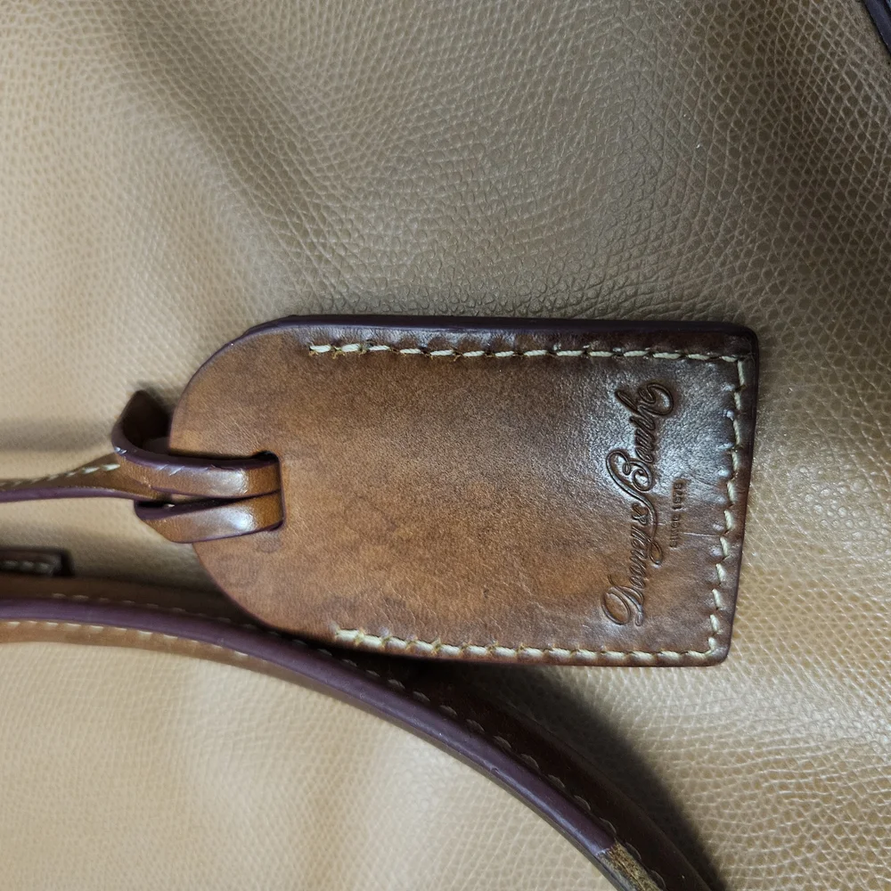 Vintage Dooney & Bourke Pebble Leather Large Handbag - Picture 6 of 16